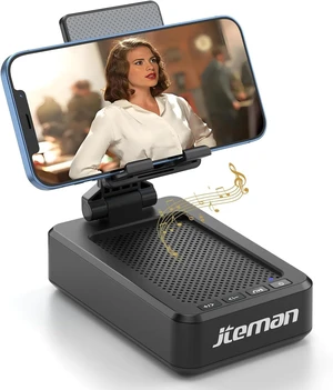 Cell Phone Stand with Bluetooth Speaker Birthday Gifts for Men Women Cell Phone Stand with Bluetooth Speaker Birthday Gifts for Men Women