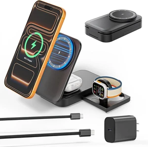 ( MFi Certified)3 in 1 Charging Station 25W 6FT Mag safe Stand Magnetic Charger for iPhone and iWatch with 35W USB C Block for iPhone 17 Pro Max/16 Pro/15 Plus/14/13/12 AirPods Watch ( MFi Certified)3 in 1 Charging Station 25W 6FT Mag safe Stand Magnetic Charger for iPhone and iWatch with 35W USB C Block for iPhone 17 Pro Max/16 Pro/15 Plus/14/13/12 AirPods Watch