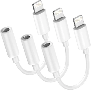 3-Pack Lightning to 3.5mm Adapter MFi Certified Hi-Fi DAC Audio Dongle 3-Pack Lightning to 3.5mm Adapter MFi Certified Hi-Fi DAC Audio Dongle