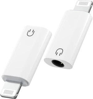 Lightning to 3.5mm Headphone Jack Adapter for Music Playback Only Lightning to 3.5mm Headphone Jack Adapter for Music Playback Only
