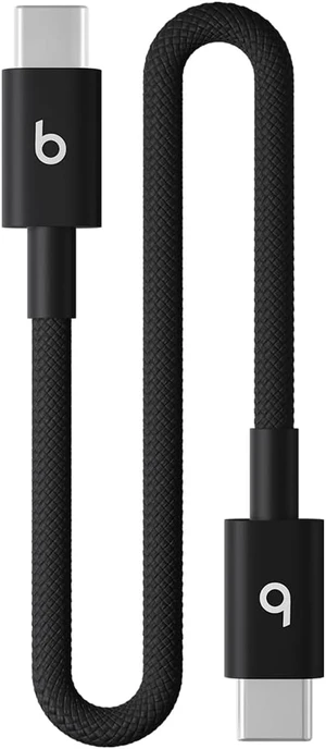 USB-C to USB-C Woven Short Cable Fast Charging Durable/Tangle-Free Compatible Charger for & Android Devices (8 in 20 cm) - Bolt Black USB-C to USB-C Woven Short Cable Fast Charging Durable/Tangle-Free Compatible Charger for & Android Devices (8 in 20 cm) - Bolt Black