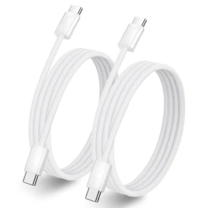 USB C to USB C Cable 3FT 60W 2-Pack Charger Cord for iPhone 18 17 USB C to USB C Cable 3FT 60W 2-Pack Charger Cord for iPhone 18 17