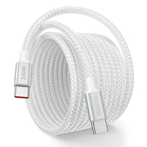 240W USB C to USB C Cable 8ft Long USB C to C Cable Fast Charging 240W USB C to USB C Cable 8ft Long USB C to C Cable Fast Charging