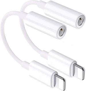 [ MFi Certified] iPhone 3.5mm Headphone Jack Adapter 2Pack for  Lightning to 3.5mm Earphones Jack Adapter Cord Dongle Aux Cable Converter Accessories Compatible with iPhone14 13 12 11/Xs/XR
