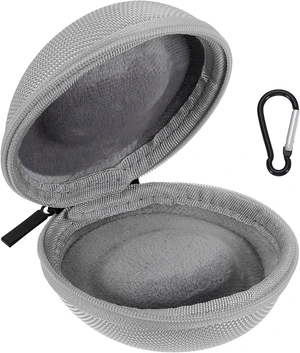 Watch Travel Case 1 Slot Oxford Gray Up to 50mm/2 Silver Watch Travel Case 1 Slot Oxford Gray Up to 50mm/2 Silver