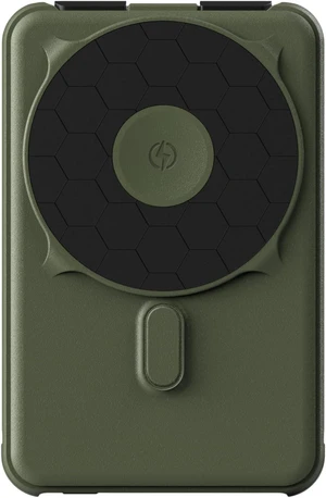 Ridge 20W Magnetic Power Bank Battery Pack 10 000mAh - Fast Charging Compatible with MagSafe - Portable Charger Flight-Safe Travel Powerbank - Built-in Cables & Magnetic Attachment (Matte Olive) Ridge 20W Magnetic Power Bank Battery Pack 10 000mAh - Fast Charging Compatible with MagSafe - Portable Charger Flight-Safe Travel Powerbank - Built-in Cables & Magnetic Attachment (Matte Olive)