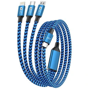100W USB C Multi Charging Cable 3 in 1 Fast USB C Cable with E-Mark Chip 100W USB C Multi Charging Cable 3 in 1 Fast USB C Cable with E-Mark Chip