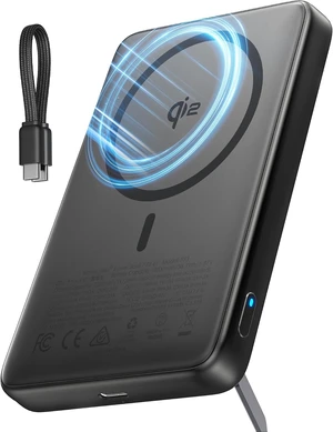 for Magsafe Power Bank Ultra Slim 10000mAh 15W Magnetic Portable Charger 45W Fast Charging with Built-in USB-C Cable Battery Pack with Stand for iPhone Air 17 16 15 14 13 12 Only for Magsafe Power Bank Ultra Slim 10000mAh 15W Magnetic Portable Charger 45W Fast Charging with Built-in USB-C Cable Battery Pack with Stand for iPhone Air 17 16 15 14 13 12 Only