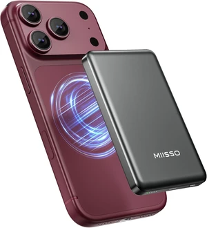 Miisso 25W Qi2.2 Magnetic Power Bank 10000mAh Ultra-Slim Portable Charger Miisso 25W Qi2.2 Magnetic Power Bank 10000mAh Ultra-Slim Portable Charger