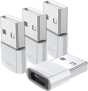USB C Female to USB Male Adapter (4-Pack) Type C to USB A Charger Cable Adapter for iPhone 11 12 13 14 15 Pro Max Galaxy S24 S23 S22 Ultra Google Pixel 7 5 3 iWatch Watch Series 7 8 SE USB C Female to USB Male Adapter (4-Pack) Type C to USB A Charger Cable Adapter for iPhone 11 12 13 14 15 Pro Max Galaxy S24 S23 S22 Ultra Google Pixel 7 5 3 iWatch Watch Series 7 8 SE