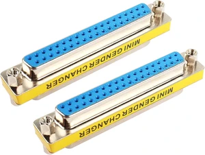 DB37 37 Pin Female to Female Gender Changer VGA Adapter Connector DB37 37 Pin Female to Female Gender Changer VGA Adapter Connector