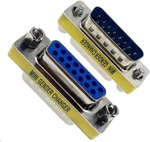 2pcs Rs232 Serial Cable 15 Pin DB15 Male to Female Gender Changer Coupler Adapter Connector 2pcs Rs232 Serial Cable 15 Pin DB15 Male to Female Gender Changer Coupler Adapter Connector