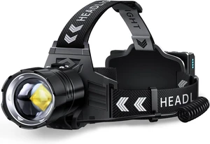 Rechargeable LED Headlamp 99000 High Lumens 95 Hours Long Lasting Rechargeable LED Headlamp 99000 High Lumens 95 Hours Long Lasting