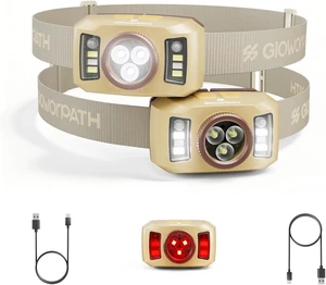 Upgraded Headlamp Rechargeable Ultra Bright 6 Modes with Motion Sensor Upgraded Headlamp Rechargeable Ultra Bright 6 Modes with Motion Sensor