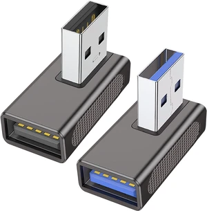90 Degree Left and Right Angle USB 3.0 Adapter 2 Pack 90 Degree Left and Right Angle USB 3.0 Adapter 2 Pack