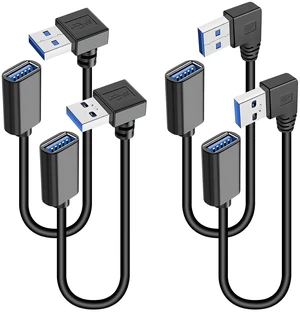 90 Degree USB 3.0 Extension Cable Short USB Extender Adapter Right 90 Degree USB 3.0 Extension Cable Short USB Extender Adapter Right