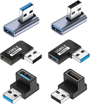 6PCS 90 Degree USB 3.2 Adapter USB 90 Degree Adapter USB Angle Adapter 6PCS 90 Degree USB 3.2 Adapter USB 90 Degree Adapter USB Angle Adapter
