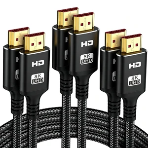10K 8K 4K HDMI Cable 5FT 3Pack HDMI 2.1 Cable 10K 8K 4K HDMI Cable 5FT 3Pack HDMI 2.1 Cable