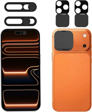 Privacy Cover Compatible for iPhone 17 Pro/iPhone 17 Pro Max with Front Camera Cover Protect Privacy and Security But Not Affect Facial Recognition2Pack Black Privacy Cover Compatible for iPhone 17 Pro/iPhone 17 Pro Max with Front Camera Cover Protect Privacy and Security But Not Affect Facial Recognition2Pack Black