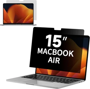 Privacy Screen for MacBook Air 15 inch (2023-2026 M2 M3 M4 M5) Matte Anti Glare Film Blue Light Filter Laptop Anti Scratch Shield and Protector for Mac 15.3in Privacy Screen for MacBook Air 15 inch (2023-2026 M2 M3 M4 M5) Matte Anti Glare Film Blue Light Filter Laptop Anti Scratch Shield and Protector for Mac 15.3in