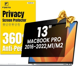 360° Privacy Screen Protector Compatible with MacBook Pro 13 inch (2016 2017 2018 2019 2020 2021 2022 M1 M2) Anti Peeping Anti Glare and Scratch Resistant Laptop Privacy Screen 360° Privacy Screen Protector Compatible with MacBook Pro 13 inch (2016 2017 2018 2019 2020 2021 2022 M1 M2) Anti Peeping Anti Glare and Scratch Resistant Laptop Privacy Screen
