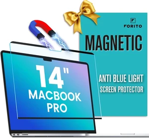 Magnetic Anti Blue Light Screen Protector Compatible with MacBook Pro 14 inch (2025-2021 M5 M4 M3 M2 M1) Bubble-Free Install Removable & Reusable Anti Glare Matte Laptop Screen Shield Magnetic Anti Blue Light Screen Protector Compatible with MacBook Pro 14 inch (2025-2021 M5 M4 M3 M2 M1) Bubble-Free Install Removable & Reusable Anti Glare Matte Laptop Screen Shield