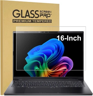 Laptop 16-Inch Tempered Glass Screen Protector Compatible with for  Swift Air 16 / Swift Go 16 / Nitro 16 / Gateway 16 / Aspire 16 / TravelMate 16 / Swift Edge 16 / Predator Helios Neo 16-Inch