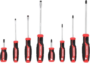 Screwdriver Set 8 Pc Flat Head and Phillips Screwdrivers (CMHT65130) Screwdriver Set 8 Pc Flat Head and Phillips Screwdrivers (CMHT65130)