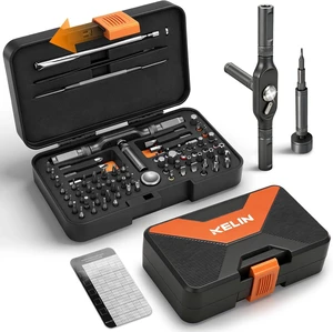 78 IN 1 Magnetic Ratchet Screwdriver Set with Detachable T Handle