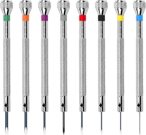 8PCS Precision Watch Screwdriver Set Professional Jewelry Screwdriver Set 0.6-1.6 mm Flathead & Phillips Screwdrivers for Eyeglasses Watches Jewelry Electronics Repair 8PCS Precision Watch Screwdriver Set Professional Jewelry Screwdriver Set 0.6-1.6 mm Flathead & Phillips Screwdrivers for Eyeglasses Watches Jewelry Electronics Repair