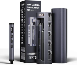 78 IN 1 Electric Screwdriver Set with 5-level Torque Adjustment