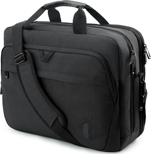 17.3 Inch Laptop Bag Expandable Computer Bag Briefcase Black 17.3 Inch Laptop Bag Expandable Computer Bag Briefcase Black