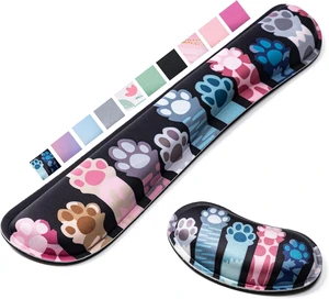 Keyboard Wrist Rest Ergonomic Wrist Support for Keyboard Cat Paw Style Keyboard Wrist Rest Ergonomic Wrist Support for Keyboard Cat Paw Style