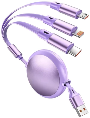 Multi Charging Cable Retractable Phone Charger for Car Accessories Multi Charging Cable Retractable Phone Charger for Car Accessories