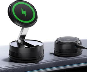 2026 Upgraded 15W MagSafe Car Mount Charger Magnetic Wireless Car Charger 360° Rotatable Strong Hold Car Phone Mount with Vacuum Suction Cup & Nano Adhesive Base for iPhone 17 16 15 14 13 12 2026 Upgraded 15W MagSafe Car Mount Charger Magnetic Wireless Car Charger 360° Rotatable Strong Hold Car Phone Mount with Vacuum Suction Cup & Nano Adhesive Base for iPhone 17 16 15 14 13 12