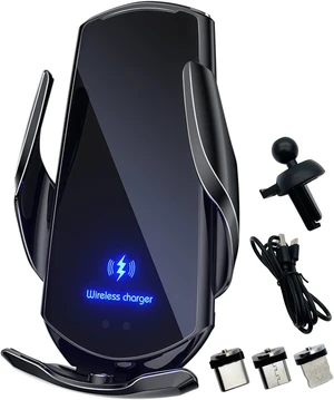 Q3 Smart Sensor Wireless Car Charger Mount 15W Qi Fast Charging Black Q3 Smart Sensor Wireless Car Charger Mount 15W Qi Fast Charging Black