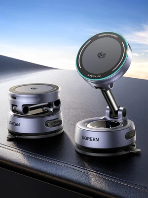 25W Qi2.2 MagSafe Compatible Wireless Car Charger Mount Suction Cup 25W Qi2.2 MagSafe Compatible Wireless Car Charger Mount Suction Cup