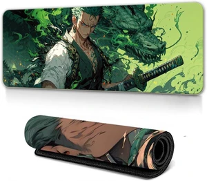 XXL Extended Anime Gaming Mouse Pad - Cool Anime Cartoon Design Large Mousepad Stitched Edges XXL Extended Anime Gaming Mouse Pad - Cool Anime Cartoon Design Large Mousepad Stitched Edges