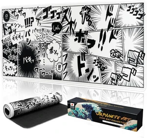 Anime Manga Desk Mat Japanese Art Mouse Pad 31.5 x 11.8 in Anime Manga Desk Mat Japanese Art Mouse Pad 31.5 x 11.8 in