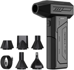 Compressed Air Duster 130000RPM Super Power Cordless Air Duster Rechargeable Brushless Blower 3 Gear Adjustable Blower with LED Light Dust Remover for Computer/House/Outdoor/Car Compressed Air Duster 130000RPM Super Power Cordless Air Duster Rechargeable Brushless Blower 3 Gear Adjustable Blower with LED Light Dust Remover for Computer/House/Outdoor/Car