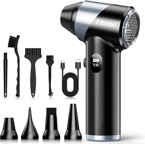 Compressed Air Duster-310 000RPM Cordless Air Blower with LED Light 4 Gear Adjustable Turbo Fan Super Power Electric Air Duster for Computer Keyboard Outdoor House and Car Compressed Air Duster-310 000RPM Cordless Air Blower with LED Light 4 Gear Adjustable Turbo Fan Super Power Electric Air Duster for Computer Keyboard Outdoor House and Car
