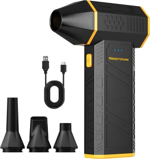SwiftFlow X3 Compressed Air Duster-110000RPM Super Power Electric Air Duster 3-Speed Adjustable Rechargeable Cordless Air Blower for Computer Keyboard Home Outdoor and Car