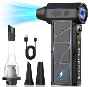 Compressed Air Duster 150000RPM Electric Air Duster with 4-Speed Control Compressed Air Duster 150000RPM Electric Air Duster with 4-Speed Control