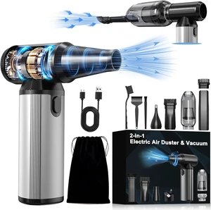 Compressed Air Duster & Vacuum 2-in-1 320 000 RPM Powerful Brushless Motor Compressed Air Duster & Vacuum 2-in-1 320 000 RPM Powerful Brushless Motor