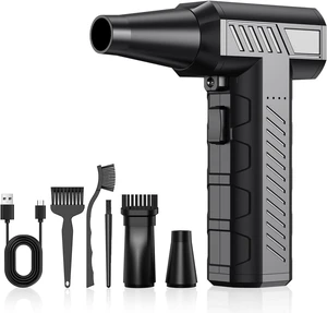 Compressed Air Duster -Turbo Fan 150000RPM Cordless Electric air Duster for Keyboard PC Cleaning No Canned Jet Dry Blower Air Blower for Home and Car