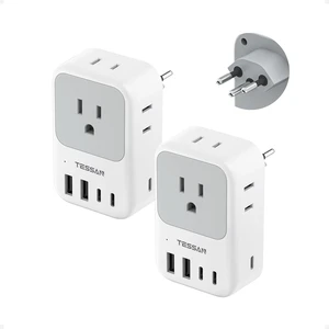 Switzerland Travel Plug Adapter PD 28W 2 Packs Switzerland Travel Plug Adapter PD 28W 2 Packs