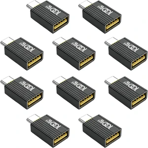 USB C to USB Adapter 10Pack 5Gbps/100W C Male to USB 3.0 Female Converter USB C to USB Adapter 10Pack 5Gbps/100W C Male to USB 3.0 Female Converter