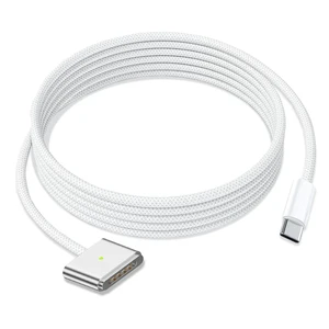 USB-C to Magnetic 3 Cable 140W Magnetic Safe Charging Cable Compatible with MacBook Pro/Air & M1 M2 M3(Between 2021-2024 14& 16 inch) - 6.6ft