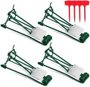 Outdoor Gopher Trap Easy to Set Mole Trap Bulk Weather Resistant Gopher Killer Vole with Red T Type Labels for Lawn Garden Farm Grass Yard Protection (Green) Outdoor Gopher Trap Easy to Set Mole Trap Bulk Weather Resistant Gopher Killer Vole with Red T Type Labels for Lawn Garden Farm Grass Yard Protection (Green)