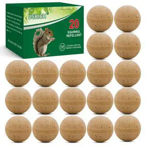 20Pack Squirrel Repellent Outdoor, Chipmunk Repellent Outdoor,Rodent Repellent,Squirrel Repellent for Attic and Cars Engines, Ultra Powerful Squirrel Deterrent Keep Squirrels Out of Garden 20Pack Squirrel Repellent Outdoor, Chipmunk Repellent Outdoor,Rodent Repellent,Squirrel Repellent for Attic and Cars Engines, Ultra Powerful Squirrel Deterrent Keep Squirrels Out of Garden